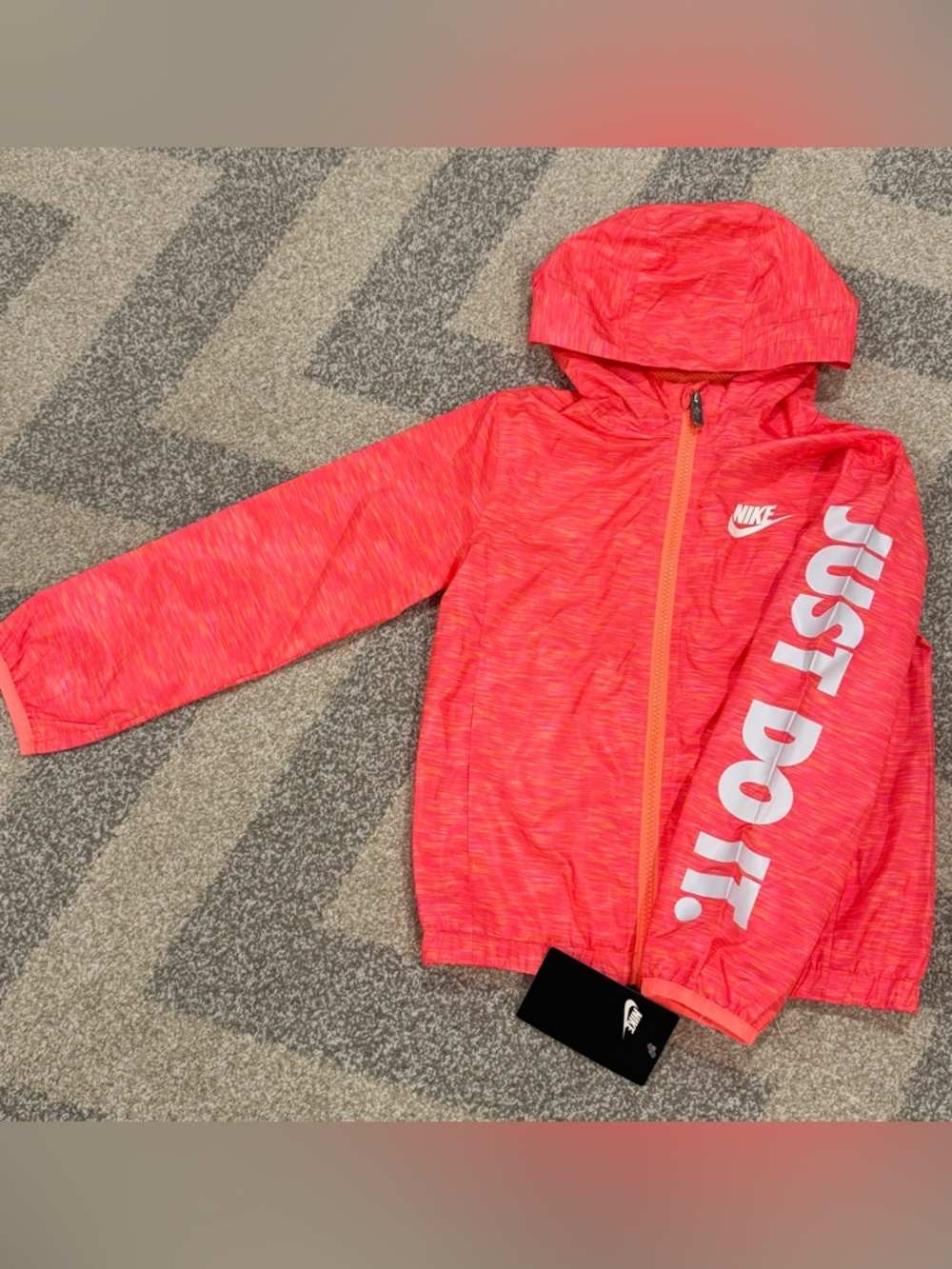Girl's Nike Windbreaker Hooded Jacket